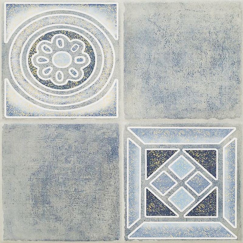 砖石材料 瓷砖 > 专供史蒂芬 仿古砖 3707 3708 300*300 浅蓝 墙地砖