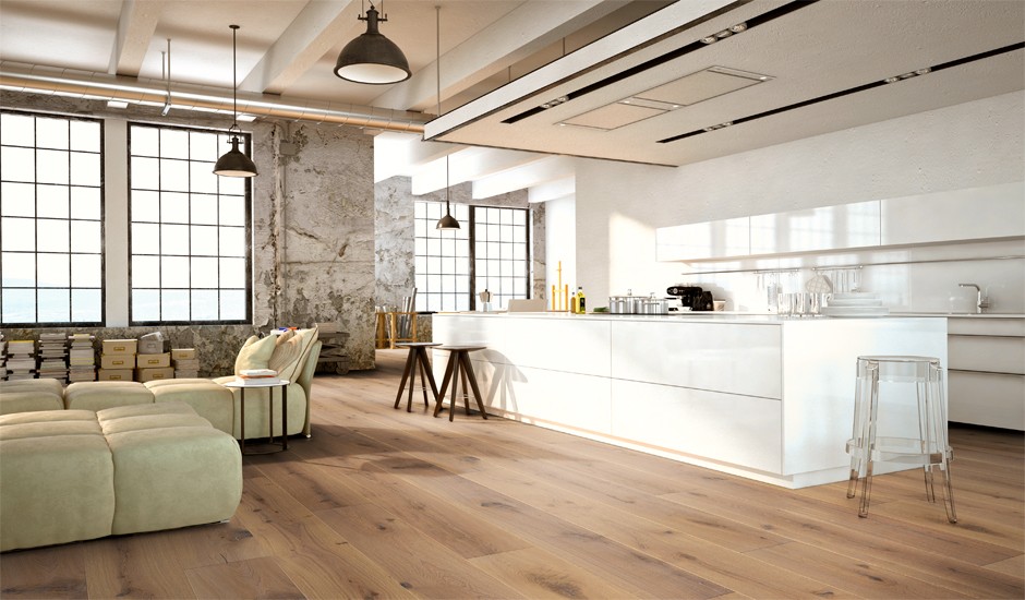 德国美符地板蒙特利尔橡木mc109三层实木环保适用地暖135mm专供