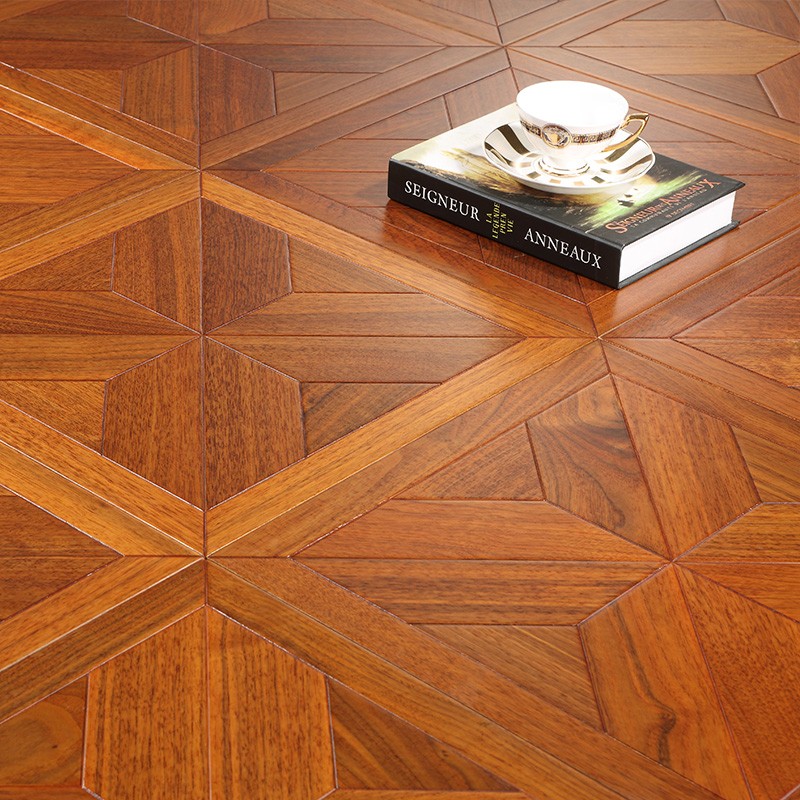 生活家巴洛克 黑核桃 圣十字湖 实木复合地板